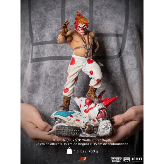 Figurka Sweet Tooth 27 cm Twisted Metal Art Scale 1/10