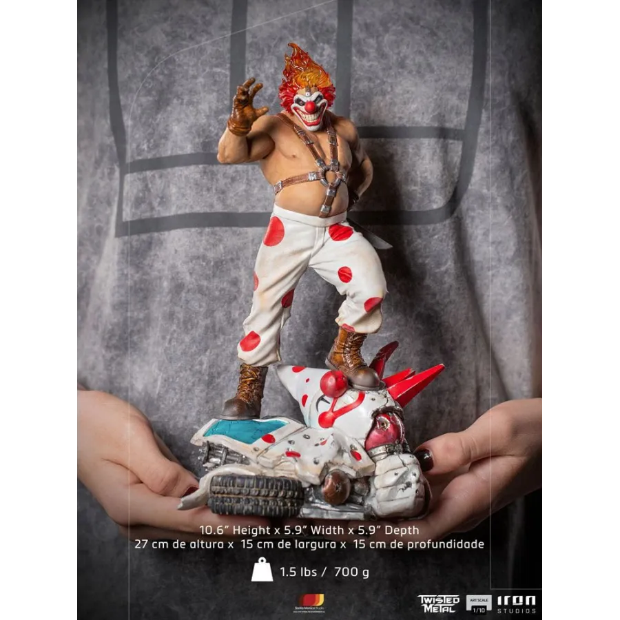 Figurka Sweet Tooth 27 cm Twisted Metal Art Scale 1/10