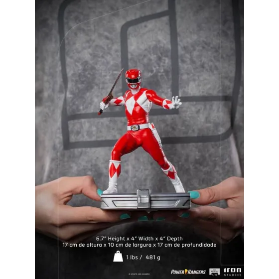 Figurka Red Ranger 17 cm Power Rangers BDS Art Scale 1/10