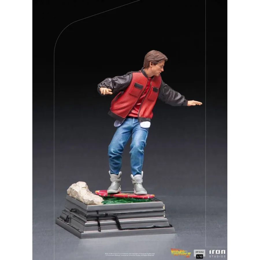 Figurka Marty McFly on Hoverboard 22 cm Back to the Future II Art Scale 1/10
