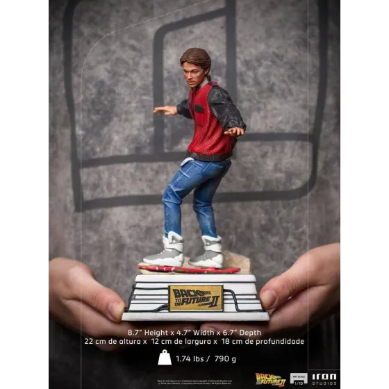 Figurka Marty McFly on Hoverboard 22 cm Back to the Future II Art Scale 1/10