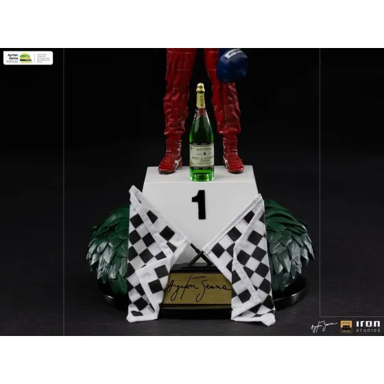 Figurka Ayrton Senna GP Brazil 1991 30 cm Art Scale 1/10
