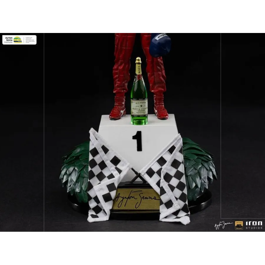 Figurka Ayrton Senna GP Brazil 1991 30 cm Art Scale 1/10