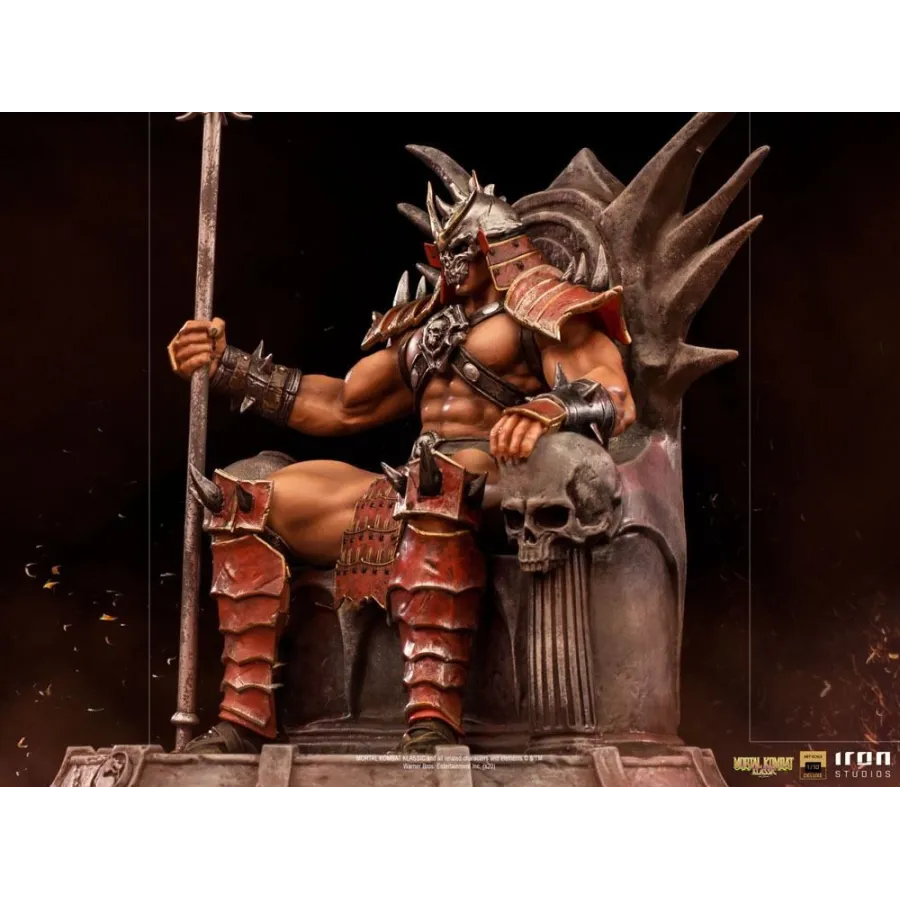 Figurka Shao Khan 25 cm Mortal Kombat Deluxe BDS Art Scale 1/10