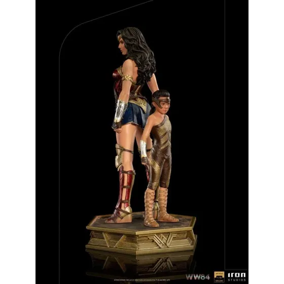 Figurka Wonder Woman & Young Diana 20 cm Wonder Woman 1984 Deluxe Art Scale Statue 1/10
