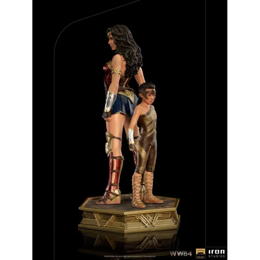Figurka Wonder Woman & Young Diana 20 cm Wonder Woman 1984 Deluxe Art Scale Statue 1/10