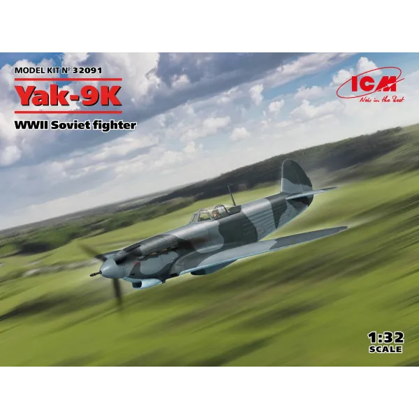 ICM 32091 1:32 Yak-9K WWII Soviet fighter