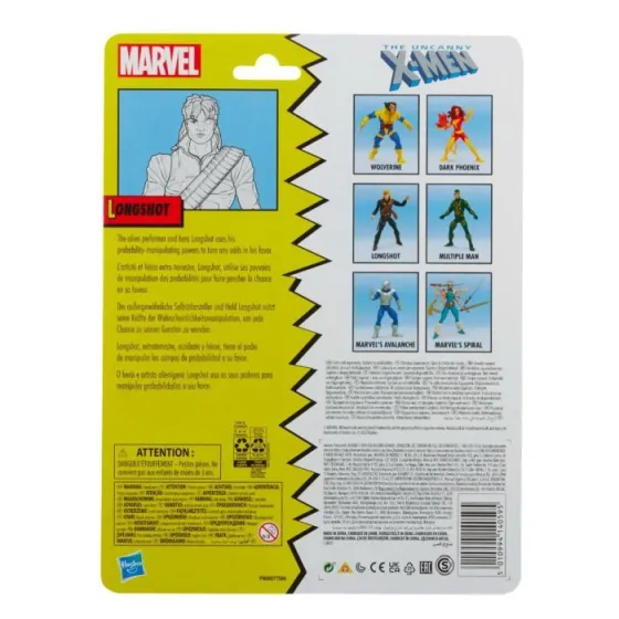 Figurka F3977 Longshot 15 cm Marvel Legends Series Classic