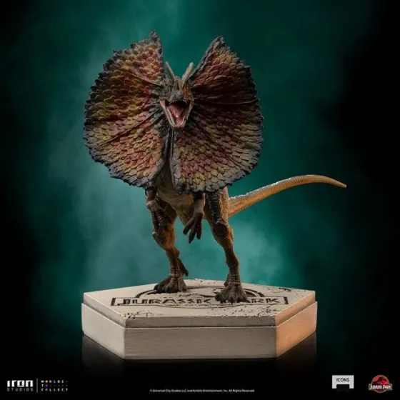 Figurka Dilophosaurus 9 cm Jurassic World Icons