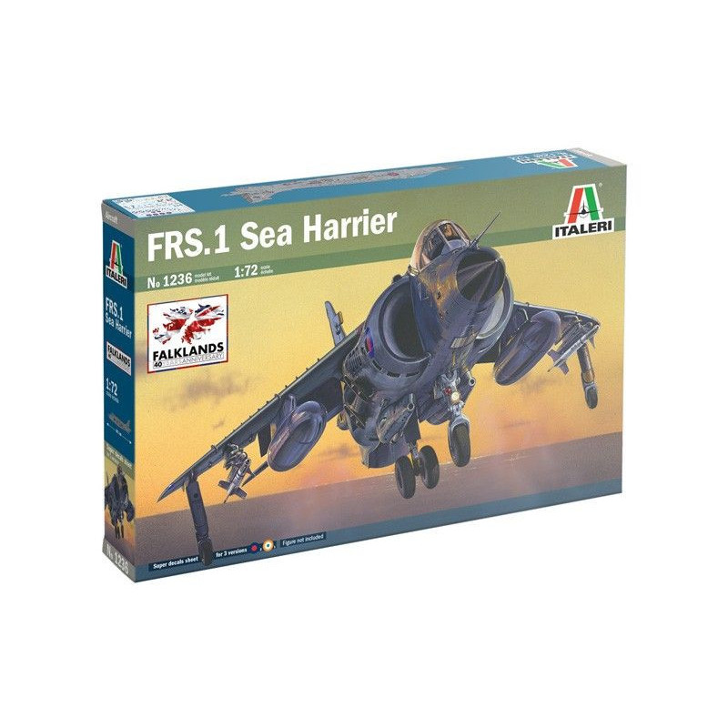 Italeri 1236 1:72 Sea Harrier FRS.1 Back Again Falklands 40th Anniversary