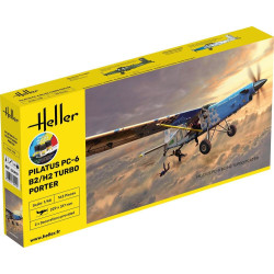 Heller 35410 Starter Set 1:48 Pilatus PC-6 B2/H2 Turbo Porter