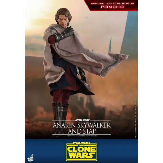 Figurka Anakin Skywalker & STAP 31 cm Star Wars The Clone Wars Action Figure 1/6