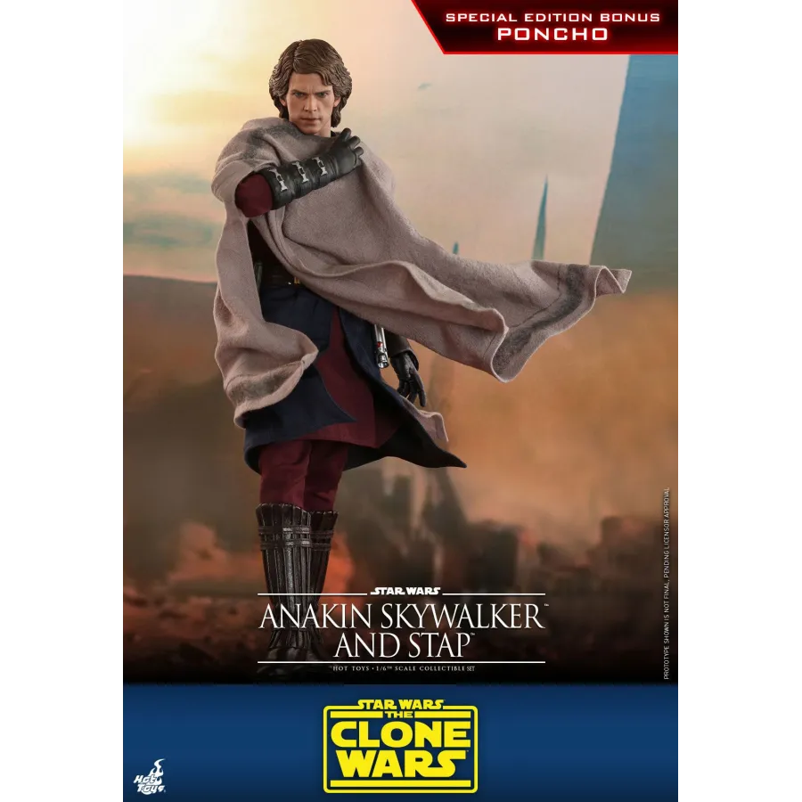 Figurka Anakin Skywalker & STAP 31 cm Star Wars The Clone Wars Action Figure 1/6