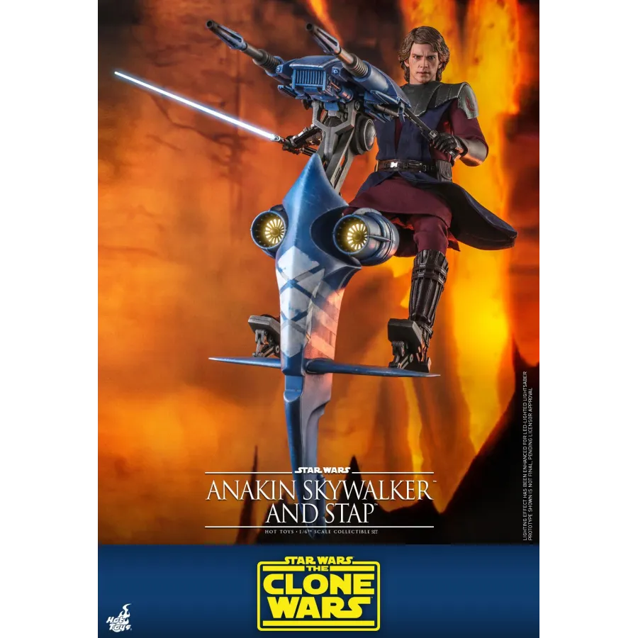 Figurka Anakin Skywalker & STAP 31 cm Star Wars The Clone Wars Action Figure 1/6