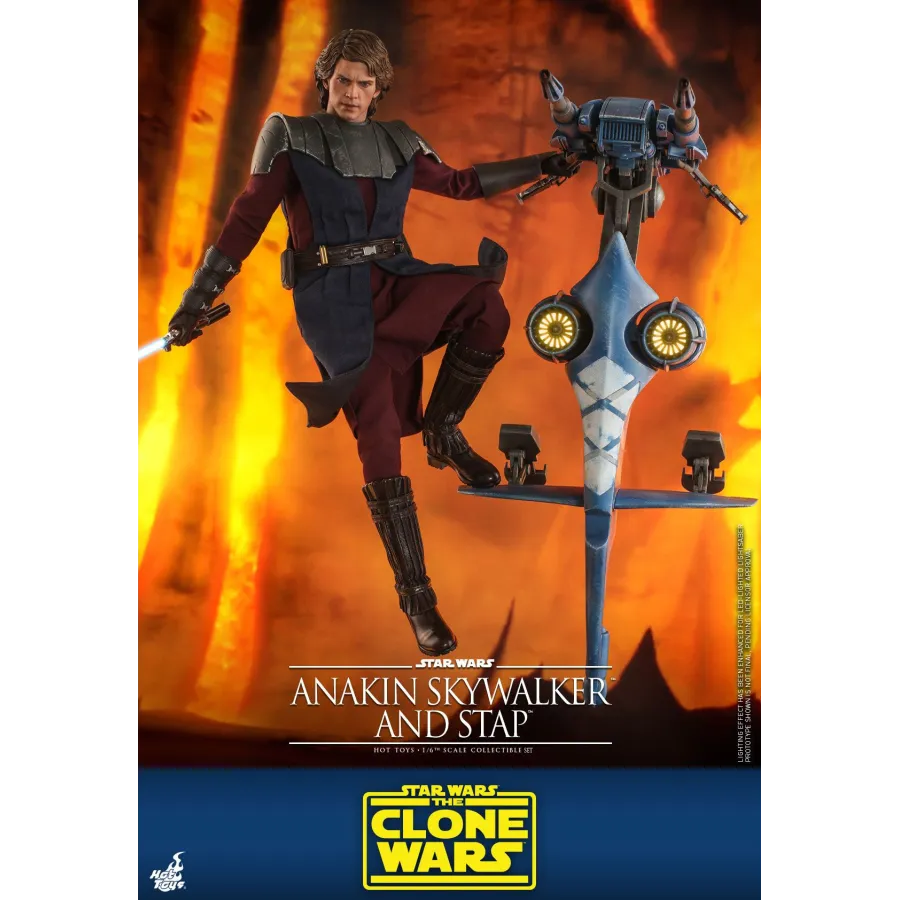 Figurka Anakin Skywalker & STAP 31 cm Star Wars The Clone Wars Action Figure 1/6