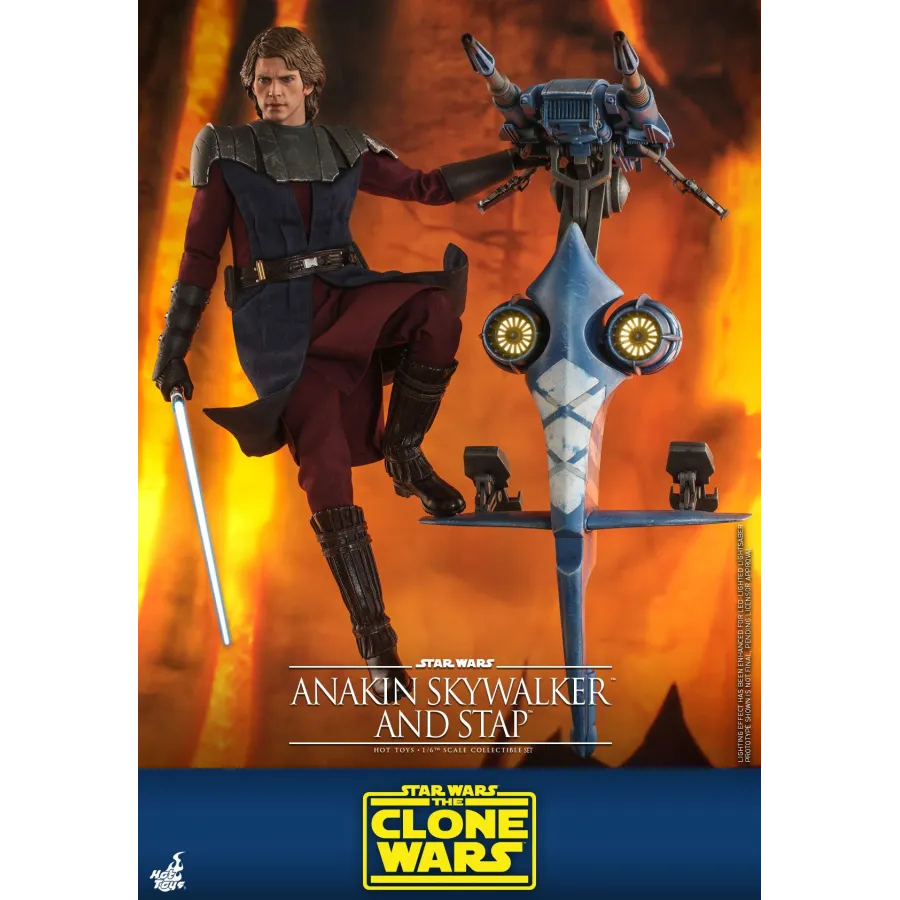 Figurka Anakin Skywalker & STAP 31 cm Star Wars The Clone Wars Action Figure 1/6