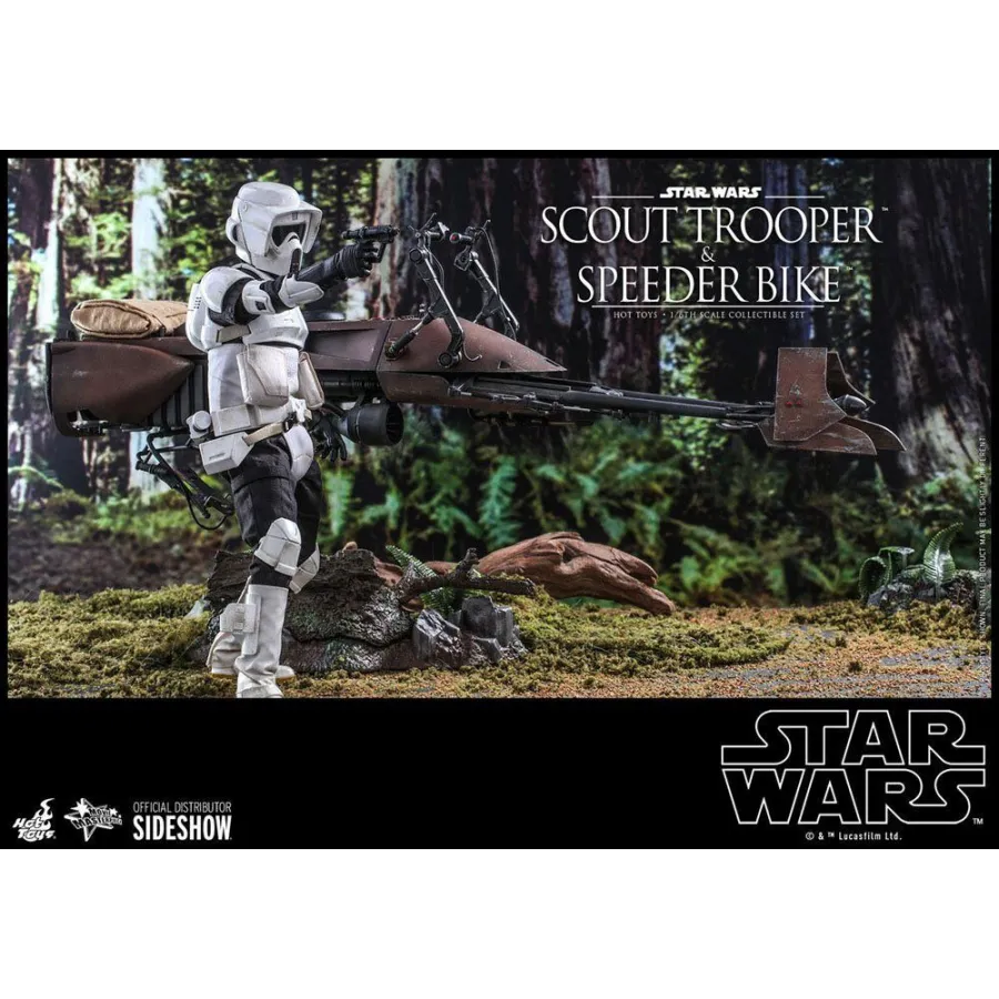 Figurka Scout Trooper & Speeder Bike 30 cm Star Wars Episode VI Action Figure 1/6