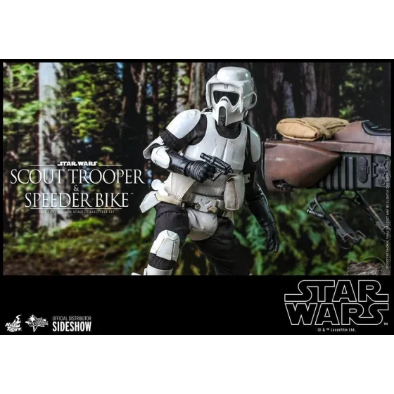 Figurka Scout Trooper & Speeder Bike 30 cm Star Wars Episode VI Action Figure 1/6