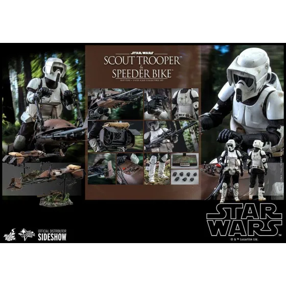 Figurka Scout Trooper & Speeder Bike 30 cm Star Wars Episode VI Action Figure 1/6