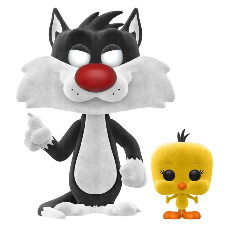 Figurka Funko POP + koszulka Looney Tunes Sylvestre and Tweety Flocked Exclusive rozmiar L