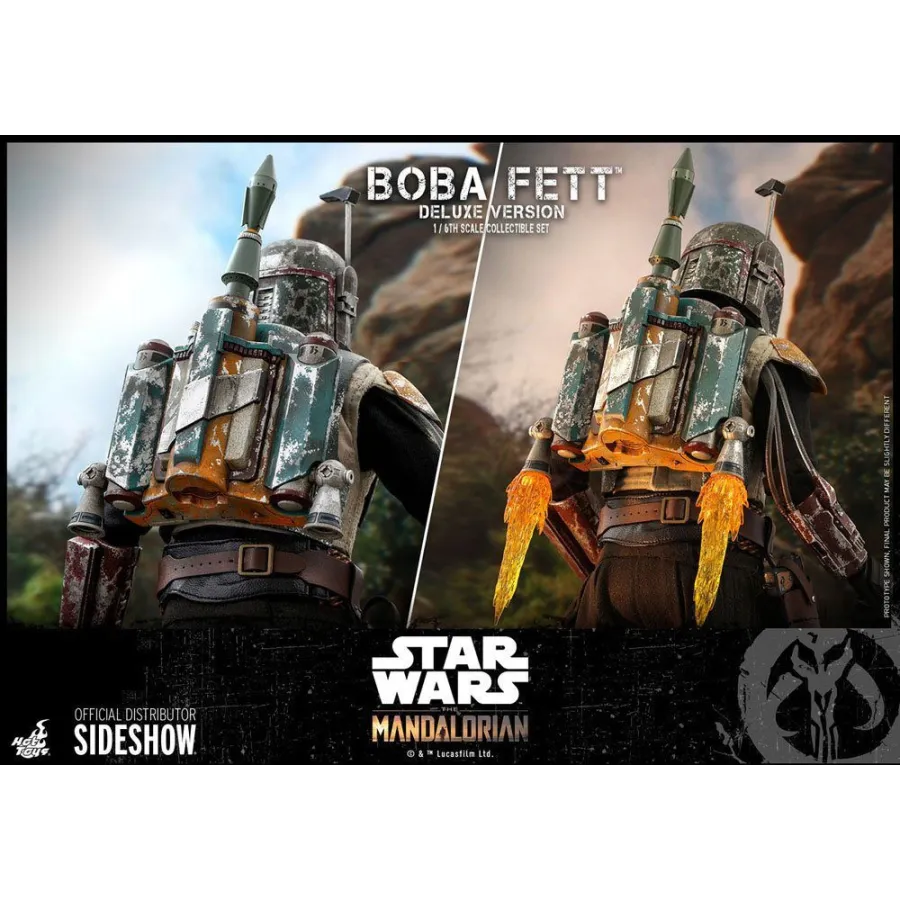 Figurki Boba Fett Deluxe 30 cm Star Wars The Mandalorian Action Figure 2-Pack 1/6