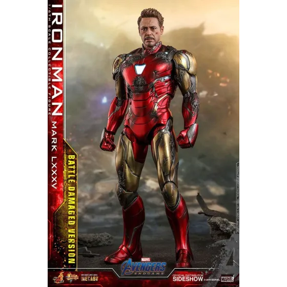 Figurka Iron Man Mark LXXXV Battle Damaged Ver. 32 cm Avengers: Endgame MMS Diecast Action Figure 1/6
