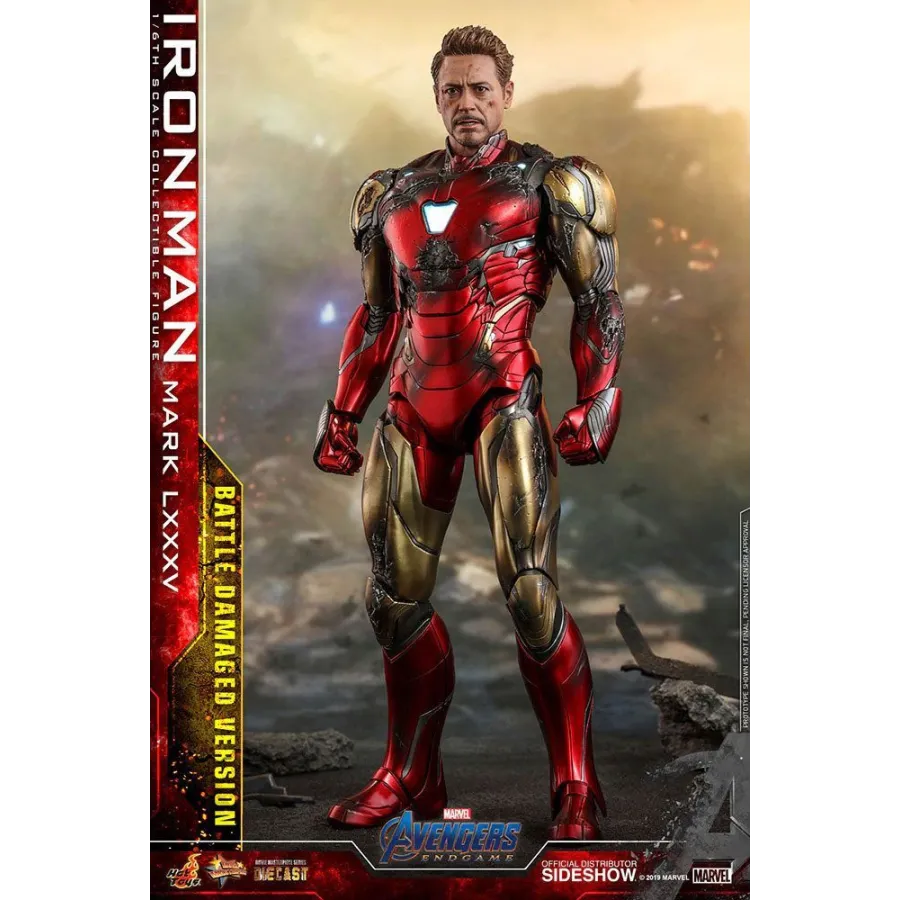 Figurka Iron Man Mark LXXXV Battle Damaged Ver. 32 cm Avengers: Endgame MMS Diecast Action Figure 1/6
