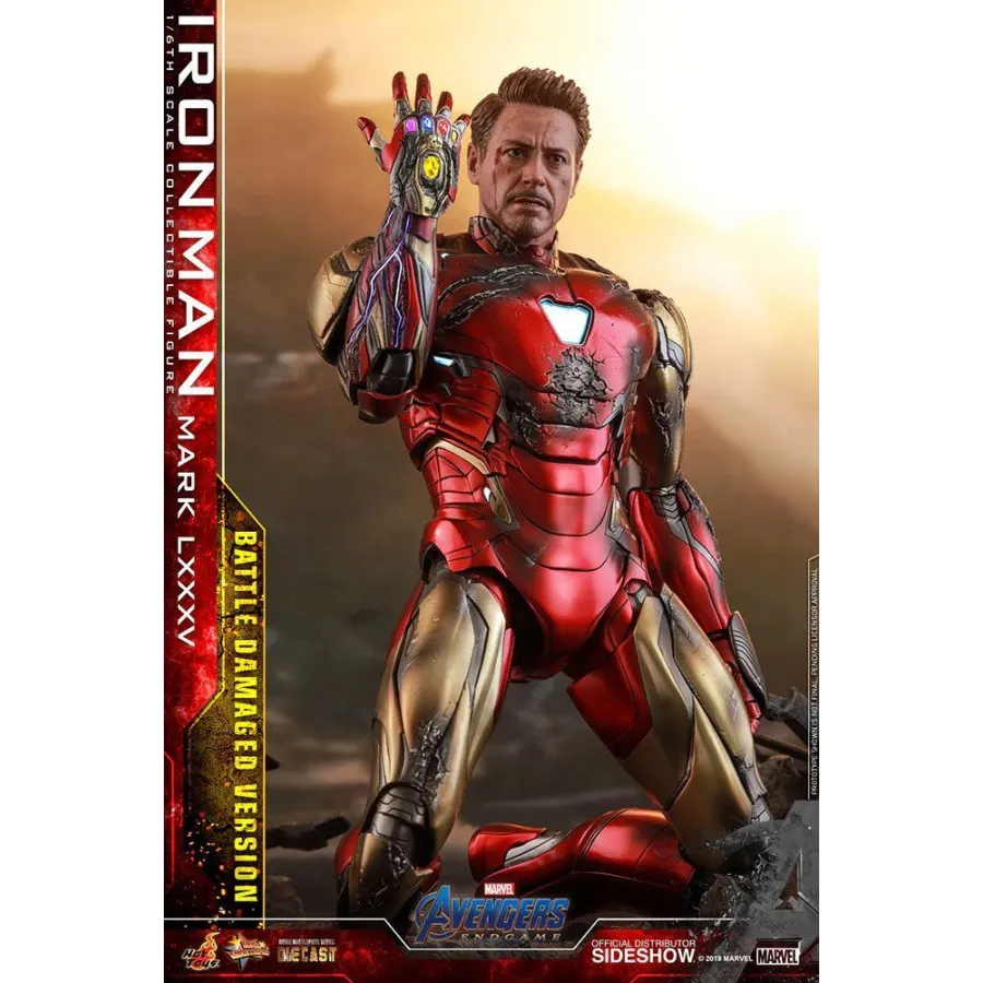 Figurka Iron Man Mark LXXXV Battle Damaged Ver. 32 cm Avengers: Endgame MMS Diecast Action Figure 1/6