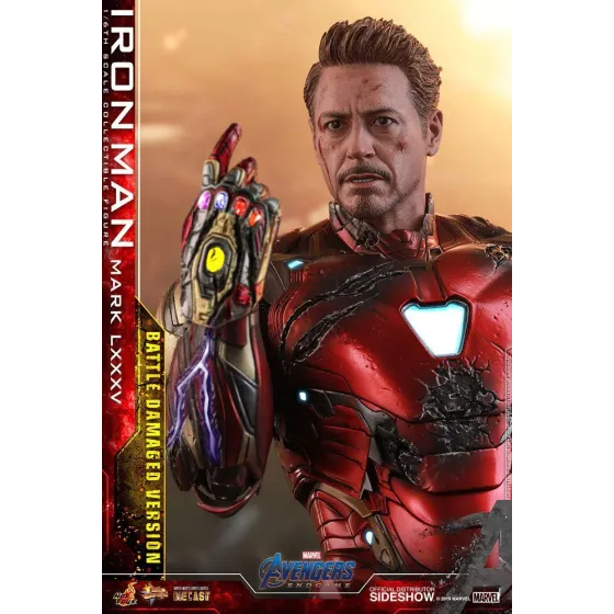Figurka Iron Man Mark LXXXV Battle Damaged Ver. 32 cm Avengers: Endgame MMS Diecast Action Figure 1/6