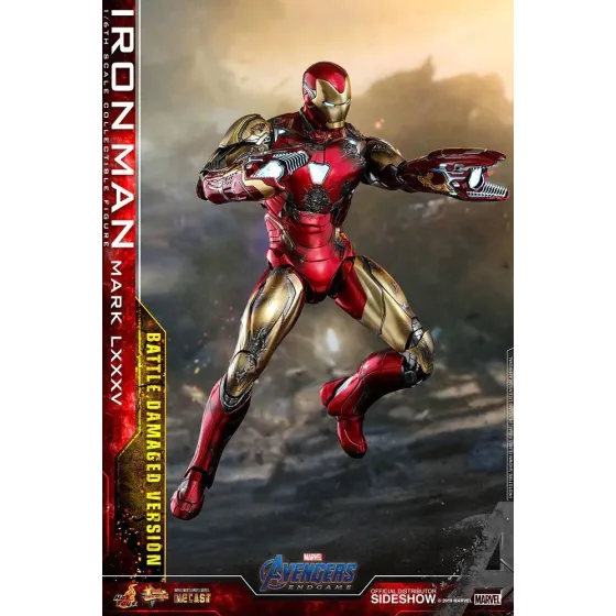 Figurka Iron Man Mark LXXXV Battle Damaged Ver. 32 cm Avengers: Endgame MMS Diecast Action Figure 1/6