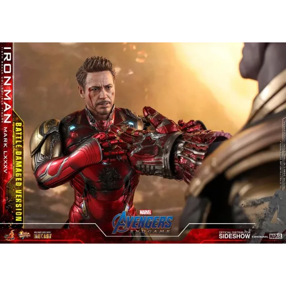 Figurka Iron Man Mark LXXXV Battle Damaged Ver. 32 cm Avengers: Endgame MMS Diecast Action Figure 1/6