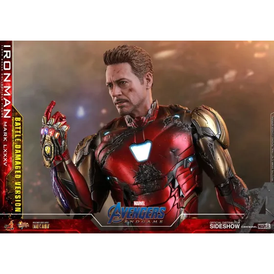 Figurka Iron Man Mark LXXXV Battle Damaged Ver. 32 cm Avengers: Endgame MMS Diecast Action Figure 1/6