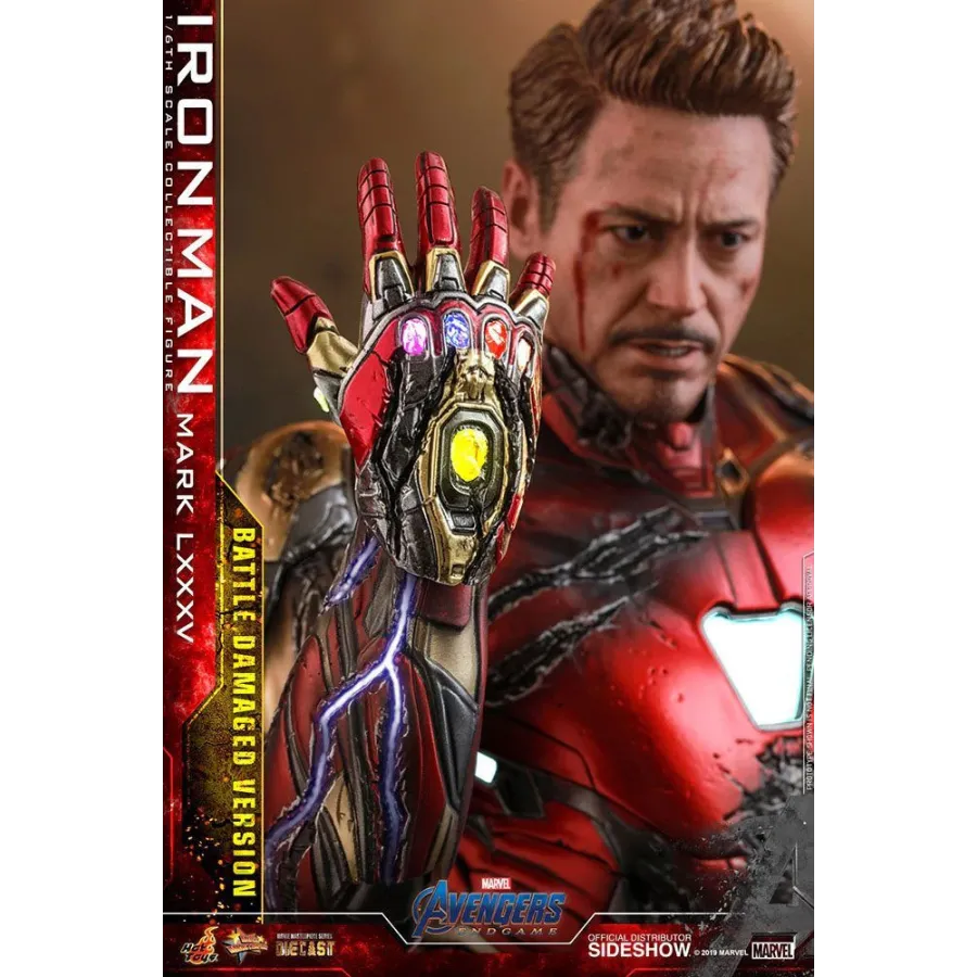 Figurka Iron Man Mark LXXXV Battle Damaged Ver. 32 cm Avengers: Endgame MMS Diecast Action Figure 1/6