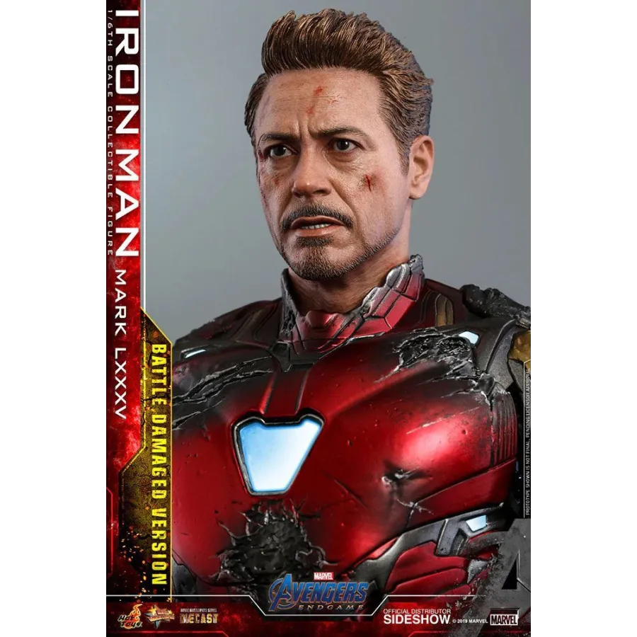 Figurka Iron Man Mark LXXXV Battle Damaged Ver. 32 cm Avengers: Endgame MMS Diecast Action Figure 1/6
