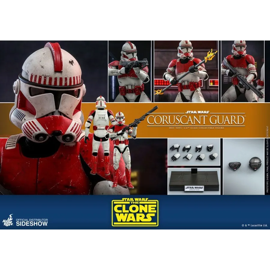 Figurka Coruscant Guard 30 cm Star Wars The Clone Wars Action Figure 1/6