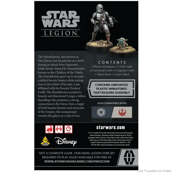 Star Wars Legion: Din Djarin and Grogu Operative