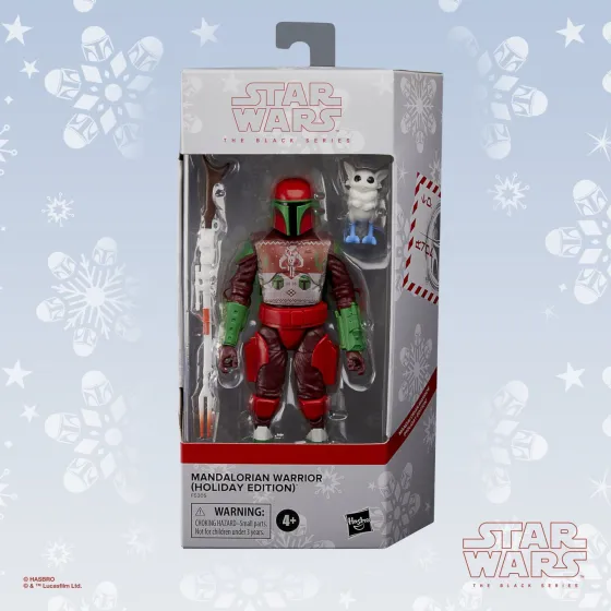Figurka F5305 Mandalorian Warrior 15 cm Holiday Edition Star Wars Black Series
