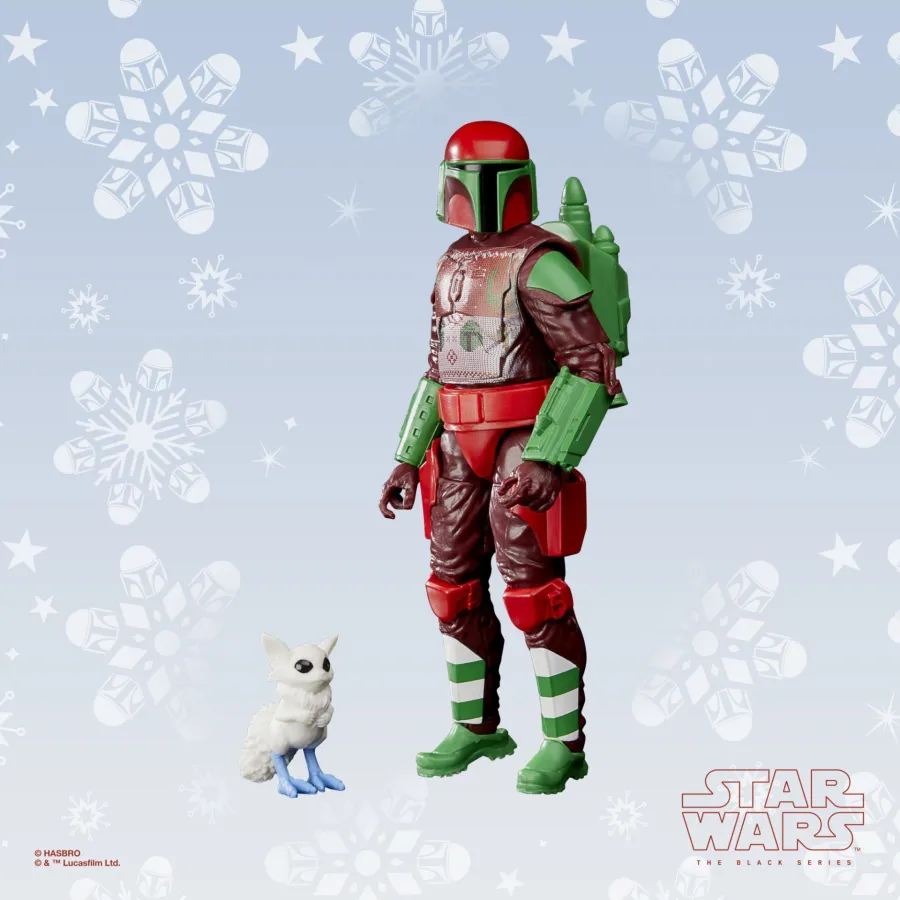 Figurka F5305 Mandalorian Warrior 15 cm Holiday Edition Star Wars Black Series
