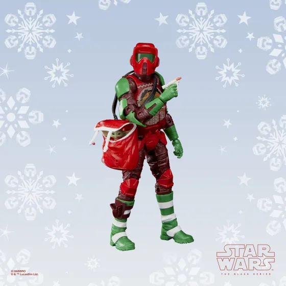 Figurka F5307 Scout Trooper 15 cm Holiday Edition Star Wars Black Series