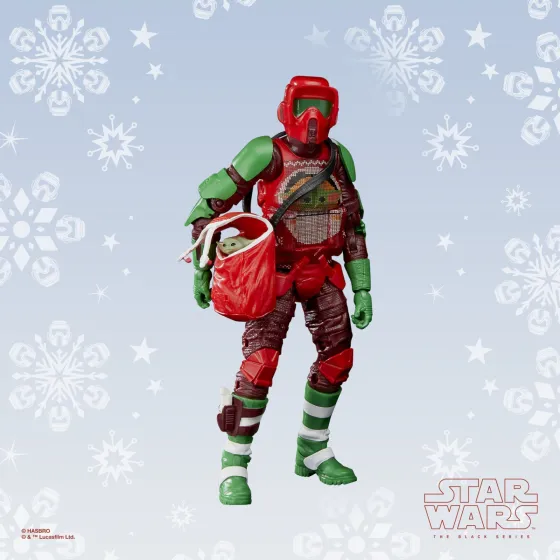 Figurka F5307 Scout Trooper 15 cm Holiday Edition Star Wars Black Series