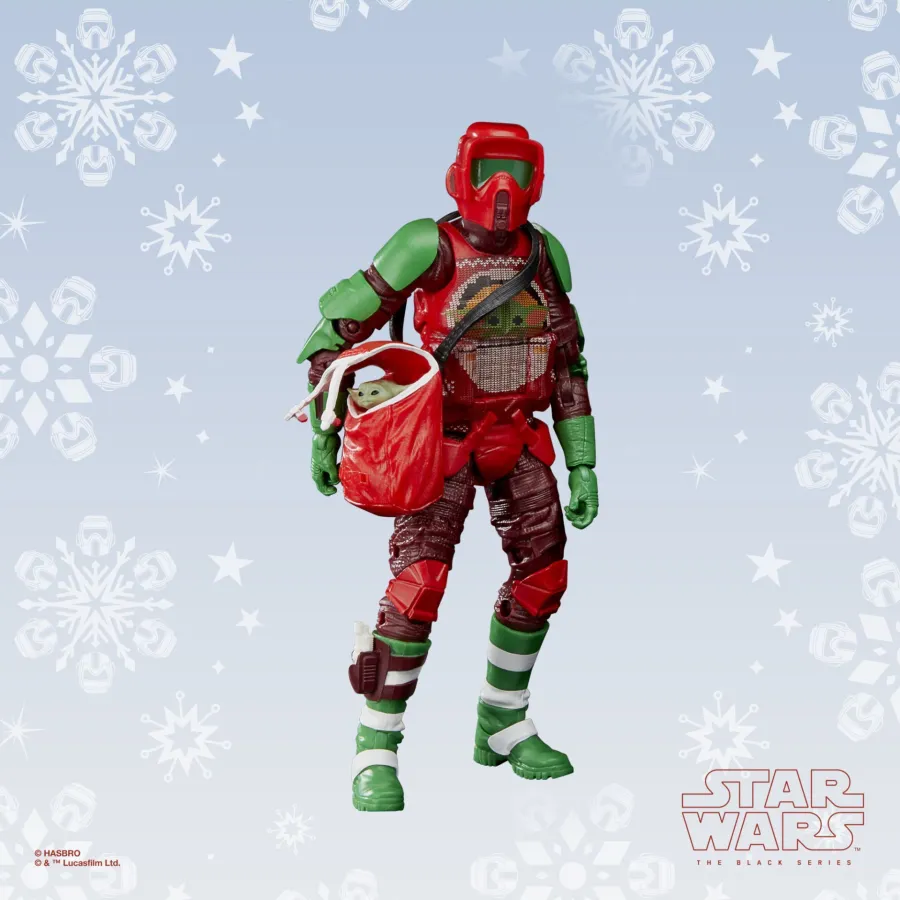 Figurka F5307 Scout Trooper 15 cm Holiday Edition Star Wars Black Series