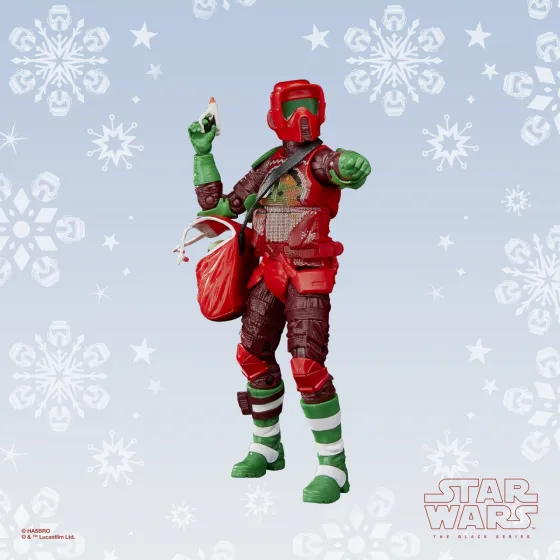 Figurka F5307 Scout Trooper 15 cm Holiday Edition Star Wars Black Series