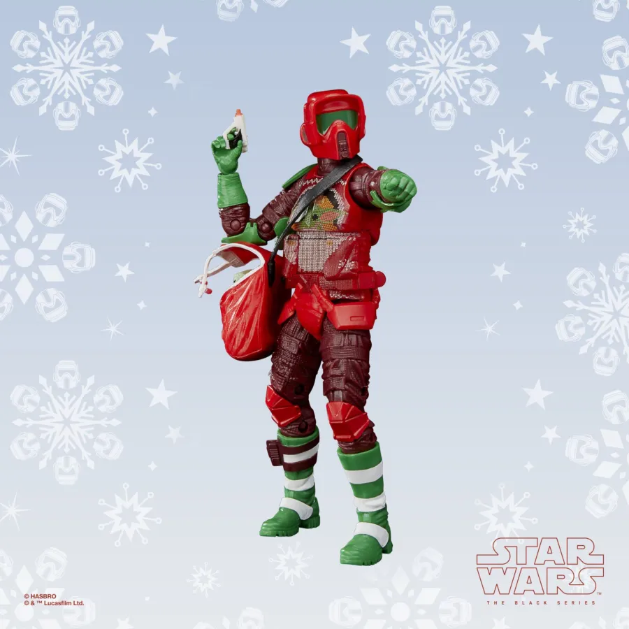 Figurka F5307 Scout Trooper 15 cm Holiday Edition Star Wars Black Series