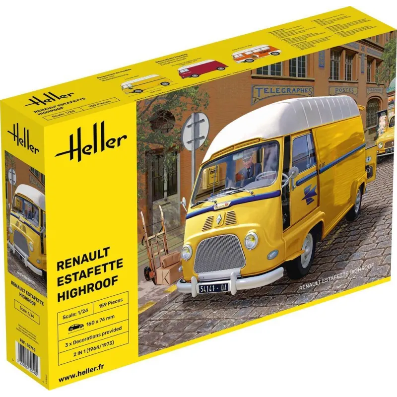 Heller 80740 1:24 Renault Estafette High Roof