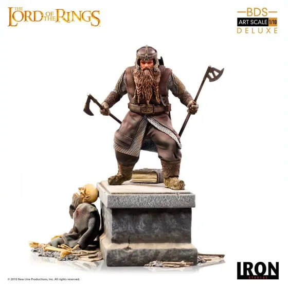 Figurka Gimli 21 cm Lord Of The Rings Deluxe BDS Art Scale Statue 1/10