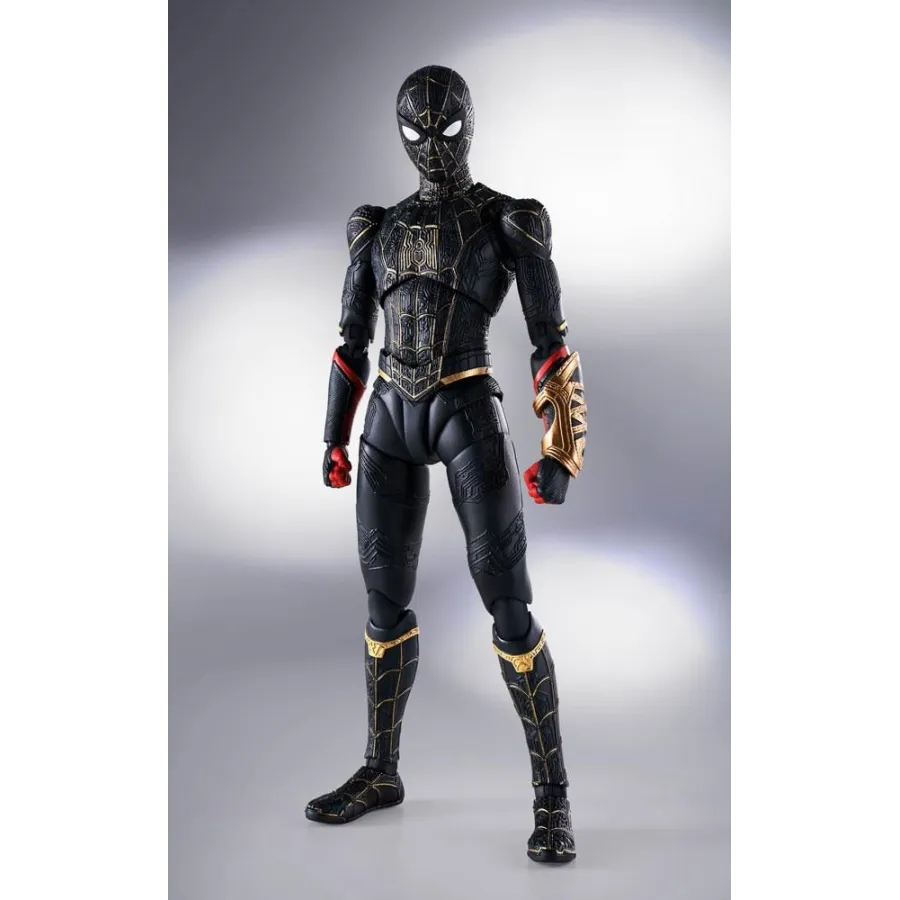 Figurka Spider-Man: No Way Home S.H. Figuarts Spider-Man Black & Gold Suit (Special Set) 15 cm