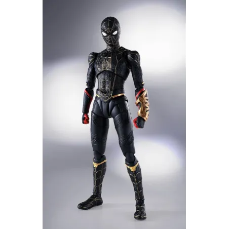 Figurka Spider-Man: No Way Home S.H. Figuarts Spider-Man Black & Gold Suit (Special Set) 15 cm