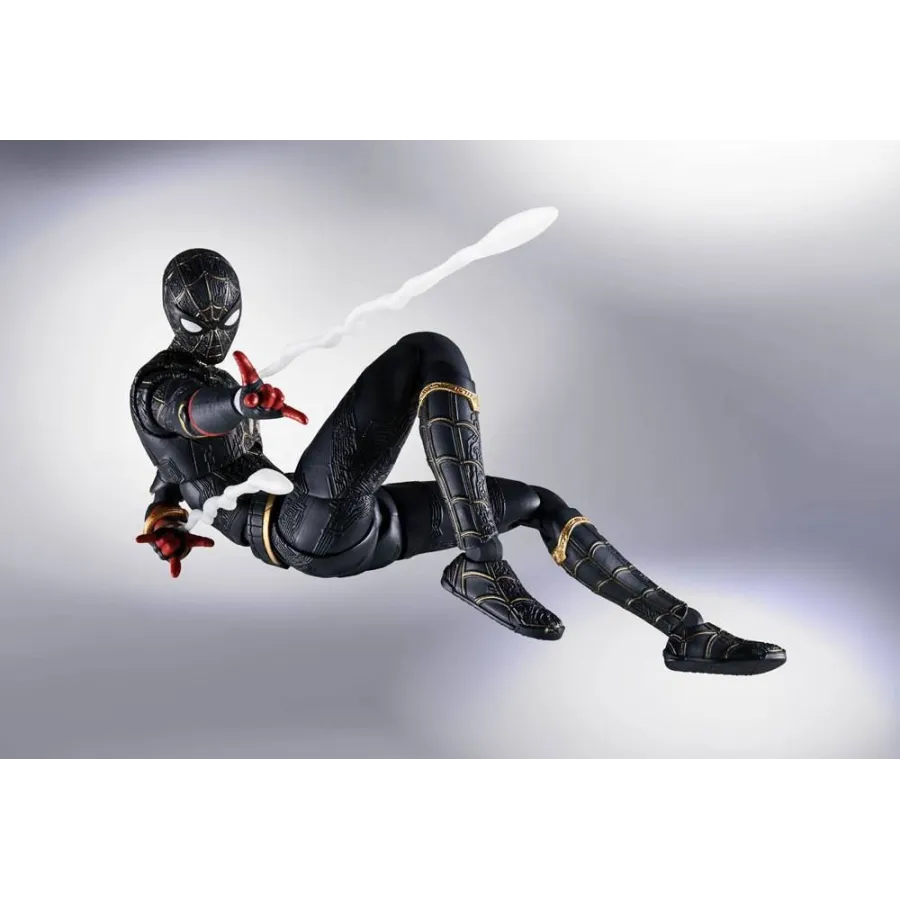 Figurka Spider-Man: No Way Home S.H. Figuarts Spider-Man Black & Gold Suit (Special Set) 15 cm