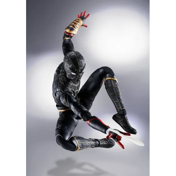 Figurka Spider-Man: No Way Home S.H. Figuarts Spider-Man Black & Gold Suit (Special Set) 15 cm