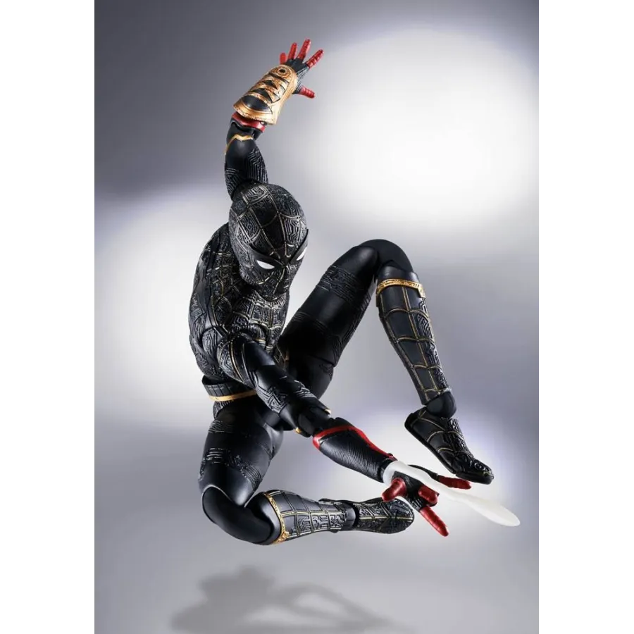 Figurka Spider-Man: No Way Home S.H. Figuarts Spider-Man Black & Gold Suit (Special Set) 15 cm